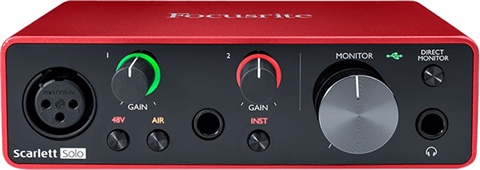 Focusrite Scarlett Solo (3rd Gen) USB Audio Interface, B - CeX (UK 